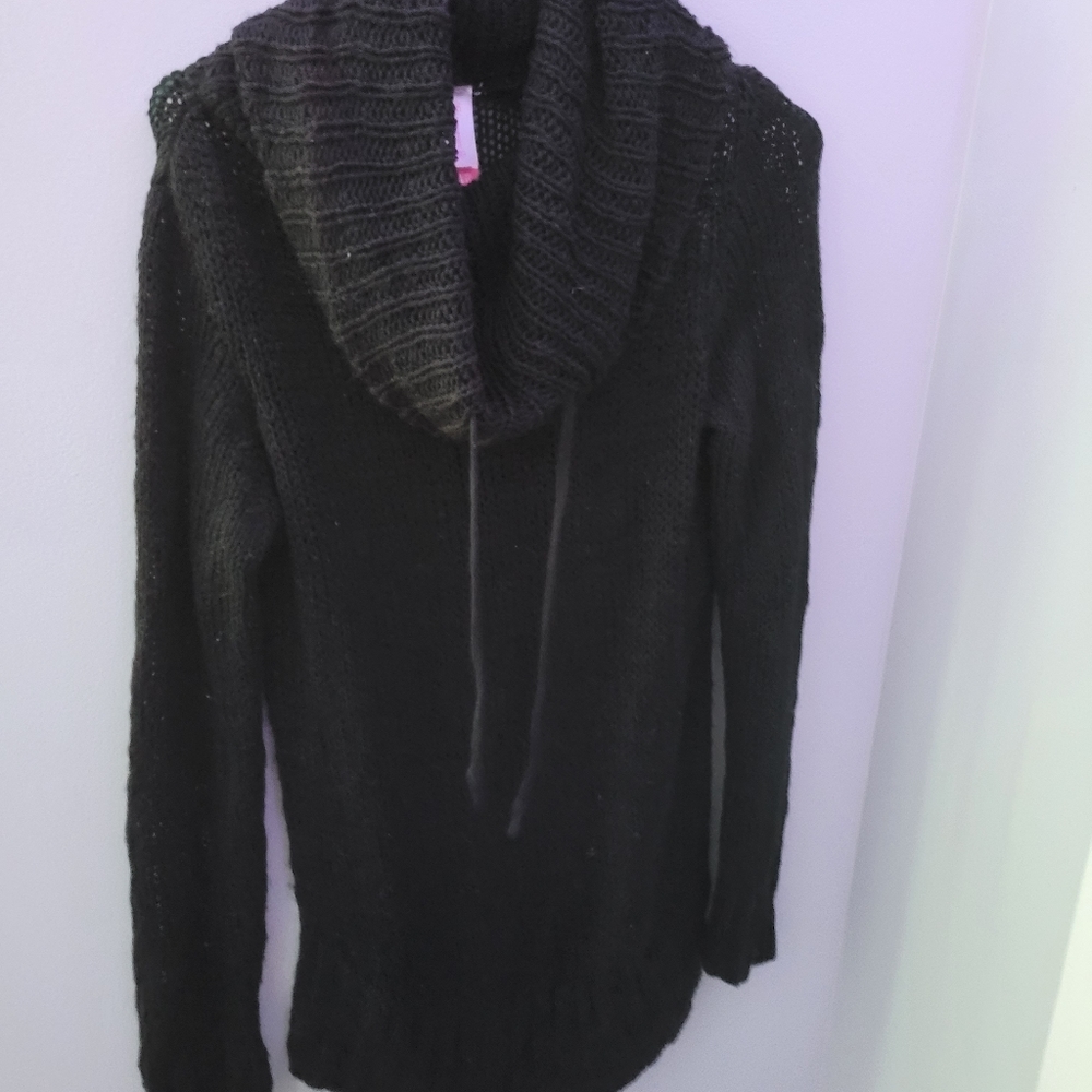 Woman's black sweater